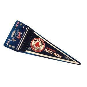 Wincraft MLB Boston Red Sox Mini 4 x 10 Pennant Red Sox #2 (Navy White and Red)